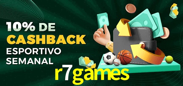 10% de bônus de cashback na r7games
